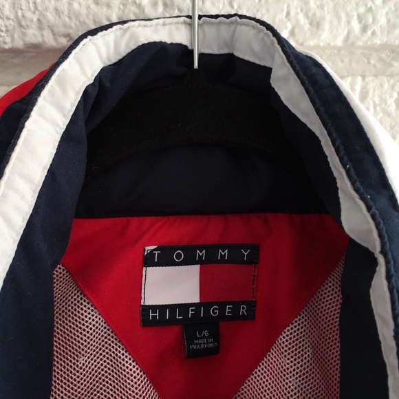Vintage Tommy Hilfiger Jacket Coat Color Block - Picture 5 of 8